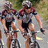 Frank et Andy Schleck pendant la deuxi�me �tape du Tour d'Irlande 2007